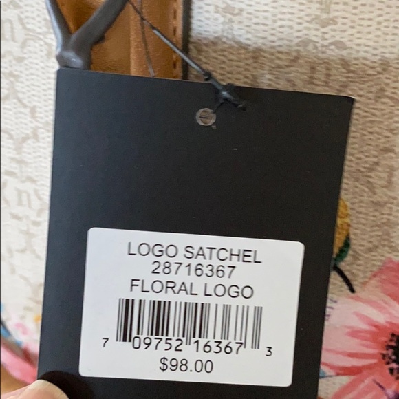 Nanette Lepore Logo Satchel in Floral Logo - Picture 8 of 8